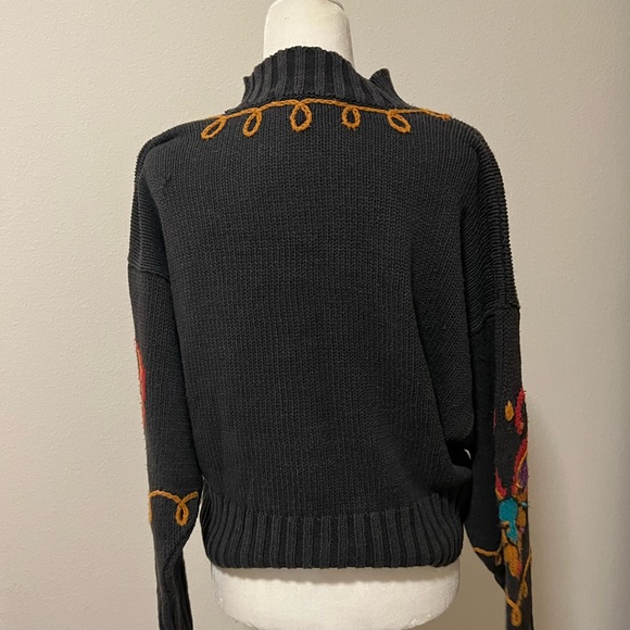 Embroidered knit sweater - Picture 3 of 3